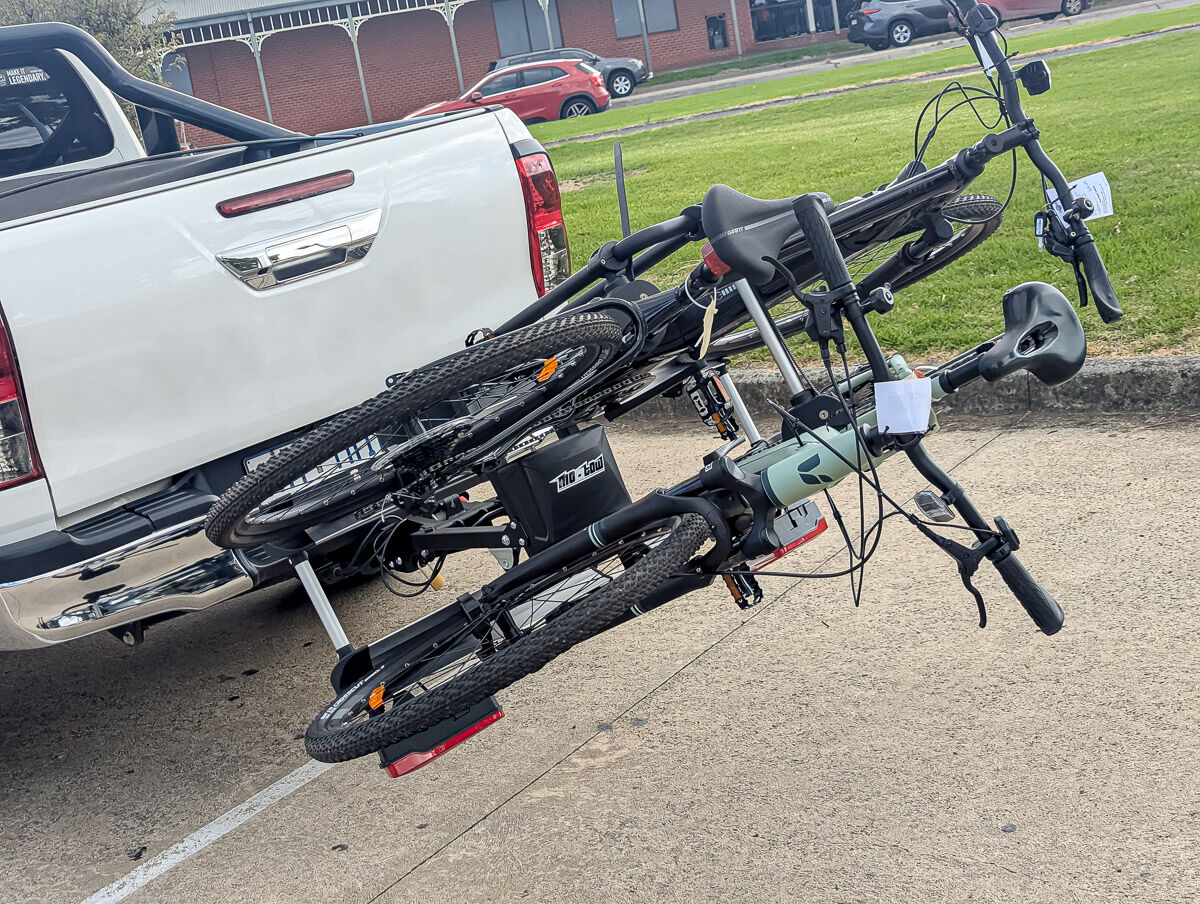 Mo-tow 2 Bike / Double Heavy Duty eBike / Fat Bike Carrier – Fits 5" Tyres, Secure & Travel-Ready