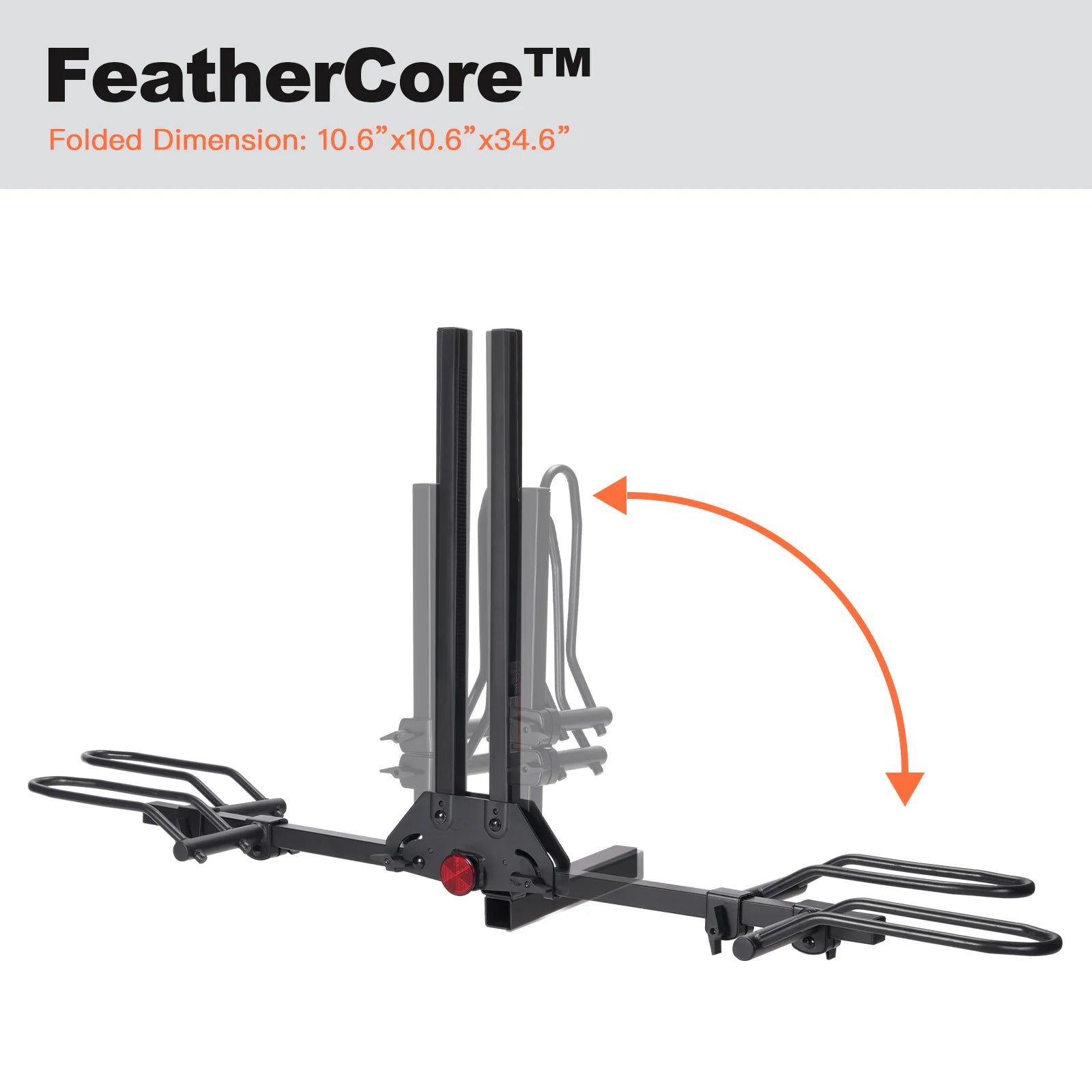 MagRack F2 Bike Rack (2 x E-bike) Foldable Hitch Mount